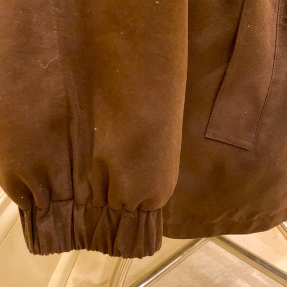 NEIMAN MARCUS WOMENS SIZE MEDIUM BROWN COAT WITH HOOD & REMOVABLE LINING - Picture 6 of 11